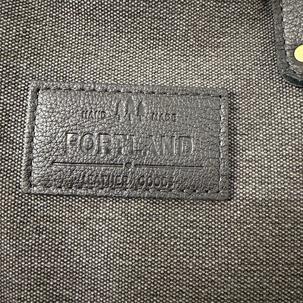 Portland Leather Gray Tote